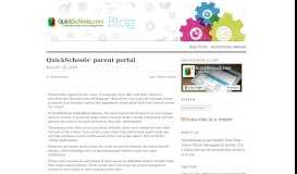 
							         QuickSchools' parent portal | School Management & Student ...								  
							    