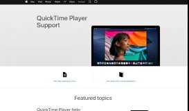 
							         QuickTime Player - QuickTime - Official Apple Support								  
							    