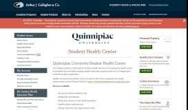 
							         Quinnipiac University Student Health Services - Gallagher Student ...								  
							    
