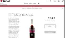 
							         Quinta do Portal - Pink Portwein, EUR 7,50 --> Weinversand für ...								  
							    
