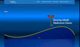 
							         Quiroz Adult Medicine Clinic |								  
							    