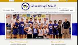 
							         Quitman High School								  
							    