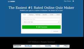 
							         Quiz Maker | Make Amazing Online Quizzes in Minutes								  
							    