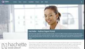 
							         Quoin Inc. Hachette - Author/Agent Portal								  
							    