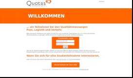 
							         Quotas Web Portal								  
							    