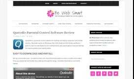 
							         Qustodio Parental Control Software Review | Be Web Smart								  
							    