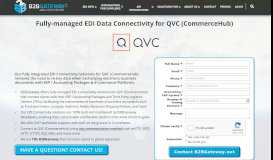 
							         QVC (CommerceHub) Fully-managed EDI | B2BGateway								  
							    