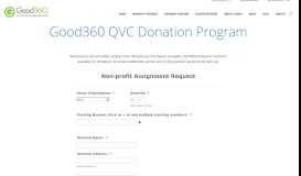 
							         QVC LA-Z-BOY Donation Submissions - Good360								  
							    