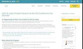 
							         QVC & zulily Product Search at the PA Conference for Women ...								  
							    
