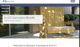
							         R-CCC Curriculum Moodle - Blackboard								  
							    
