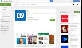 
							         R7 – Apps no Google Play								  
							    