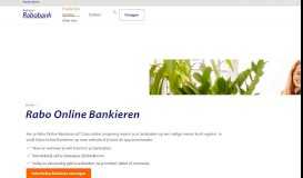 
							         Rabo Online Bankieren - Rabobank								  
							    