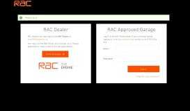 
							         RAC Portal: User account								  
							    