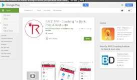 
							         RACE APP - Coaching for Bank, PSC, & Govt Jobs - Apps on ...								  
							    