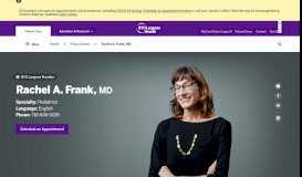 
							         Rachel A. Frank, MD | NYU Langone Health								  
							    
