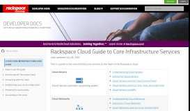 
							         Rackspace Cloud Guide to Core Infrastructure Services - Rackspace ...								  
							    