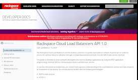 
							         Rackspace Cloud Load Balancers API 1.0 - Rackspace Developer Portal								  
							    