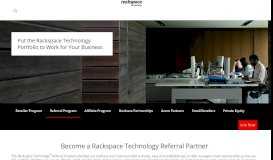 
							         Rackspace Partner Program | Referral Partners								  
							    