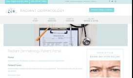 
							         Radiant Dermatology Patient Forms | Patient Portal | Sycamore ...								  
							    