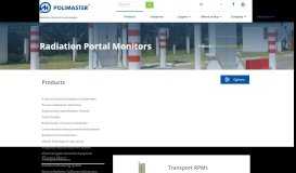 
							         Radiation Portal Monitors|Polimaster								  
							    