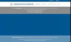 
							         Radiation Solutions Inc. – Radiation Detection & Monitoring ...								  
							    