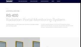 
							         Radiation Solutions RS-400 Radiation Portal Monitoring Sytem • Daxan								  
							    