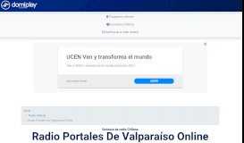 
							         Radio Portales De Valparaíso Online » Domiplay								  
							    