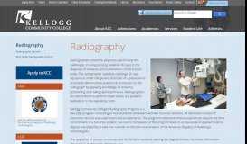 
							         Radiography | Kellogg Community College								  
							    