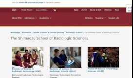 
							         Radiologic Science » Health Sciences & Human Services ...								  
							    