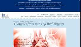 
							         Radiology News | East River Medical Imaging								  
							    