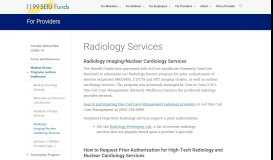 
							         Radiology Services | 1199SEIU Funds								  
							    