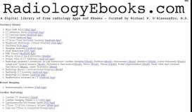 
							         RadiologyEbooks.com: Free Radiology Apps and Radiology ...								  
							    