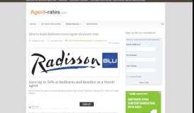 
							         Radisson Travel Agent Rates - Save 50% | Agent-rates.com								  
							    