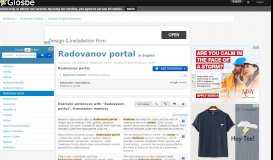 
							         Radovanov portal in English - Croatian-English Dictionary - Glosbe								  
							    