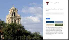 
							         Raiderlink - Texas Tech University System								  
							    