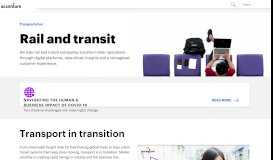
							         Rail and Transit | Accenture								  
							    