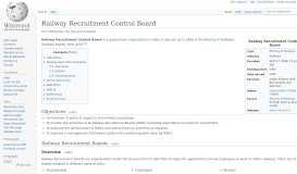 
							         Railway Recruitment Control Board - Wikipedia								  
							    