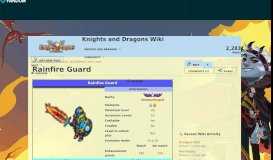 
							         Rainfire Guard | Knights and Dragons Wiki | FANDOM powered by Wikia								  
							    