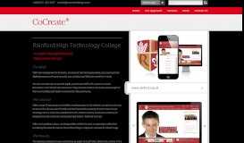 
							         Rainford High Technology College - CoCreate Design - Web ...								  
							    