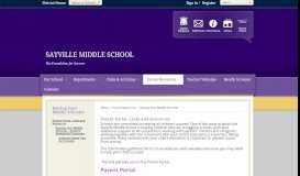 
							         Raising Your Middle Schooler / Parent Portal, Links and Resources								  
							    