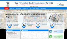 
							         Raja Rammohun Roy National Agency for ISBN, Department of Higher ...								  
							    