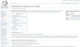 
							         Rajalakshmi Engineering College - Wikipedia								  
							    