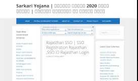 
							         Rajasthan SSO | SSO Registration Rajasthan ,SSO ID ...								  
							    