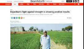 
							         Rajasthan's fight against drought is showing positive results								  
							    