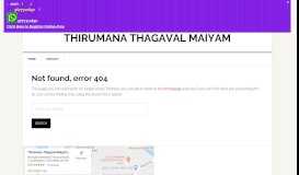 
							         Rajatamil Matrimony Madurai - Thirumana Thagaval Maiyam								  
							    