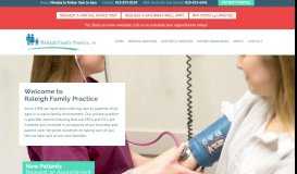 
							         Raleigh Family Practice: Home Page								  
							    