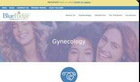 
							         Raleigh Gynecology Services - Blue Ridge OB/GYN Associates								  
							    