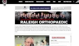 
							         Raleigh Orthopaedic Clinic - NC State University Athletics								  
							    