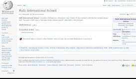 
							         Ralli International School - Wikipedia								  
							    