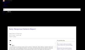 
							         Rally: Reopened Defects Report - Stack Overflow								  
							    